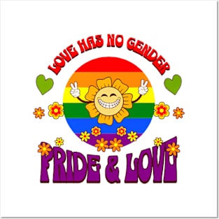 Love has nos Gender - Pride Shirt Posters and Art